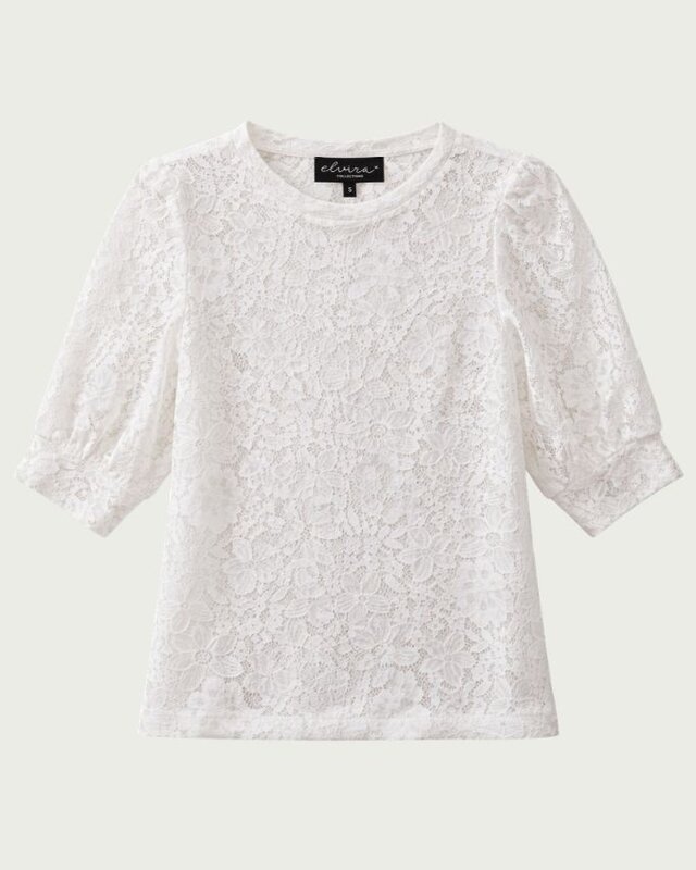 Elvira Collections Top Marell - Off White Lace