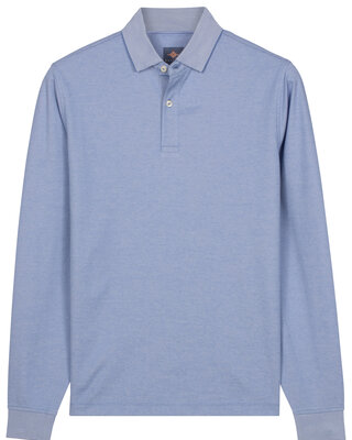 Baileys Longsleeve Polo - Cloud Blue