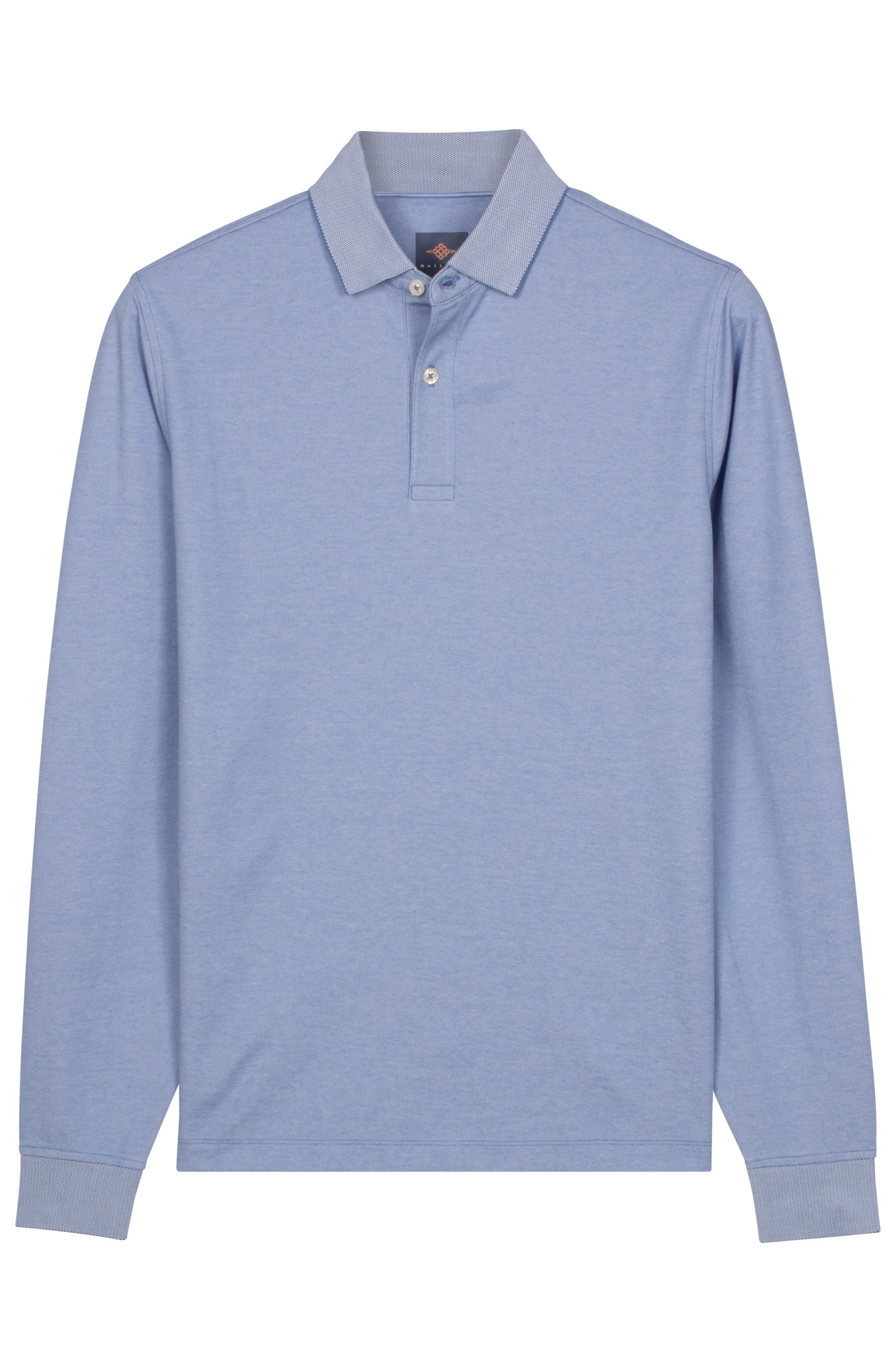 Baileys Longsleeve Polo - Cloud Blue
