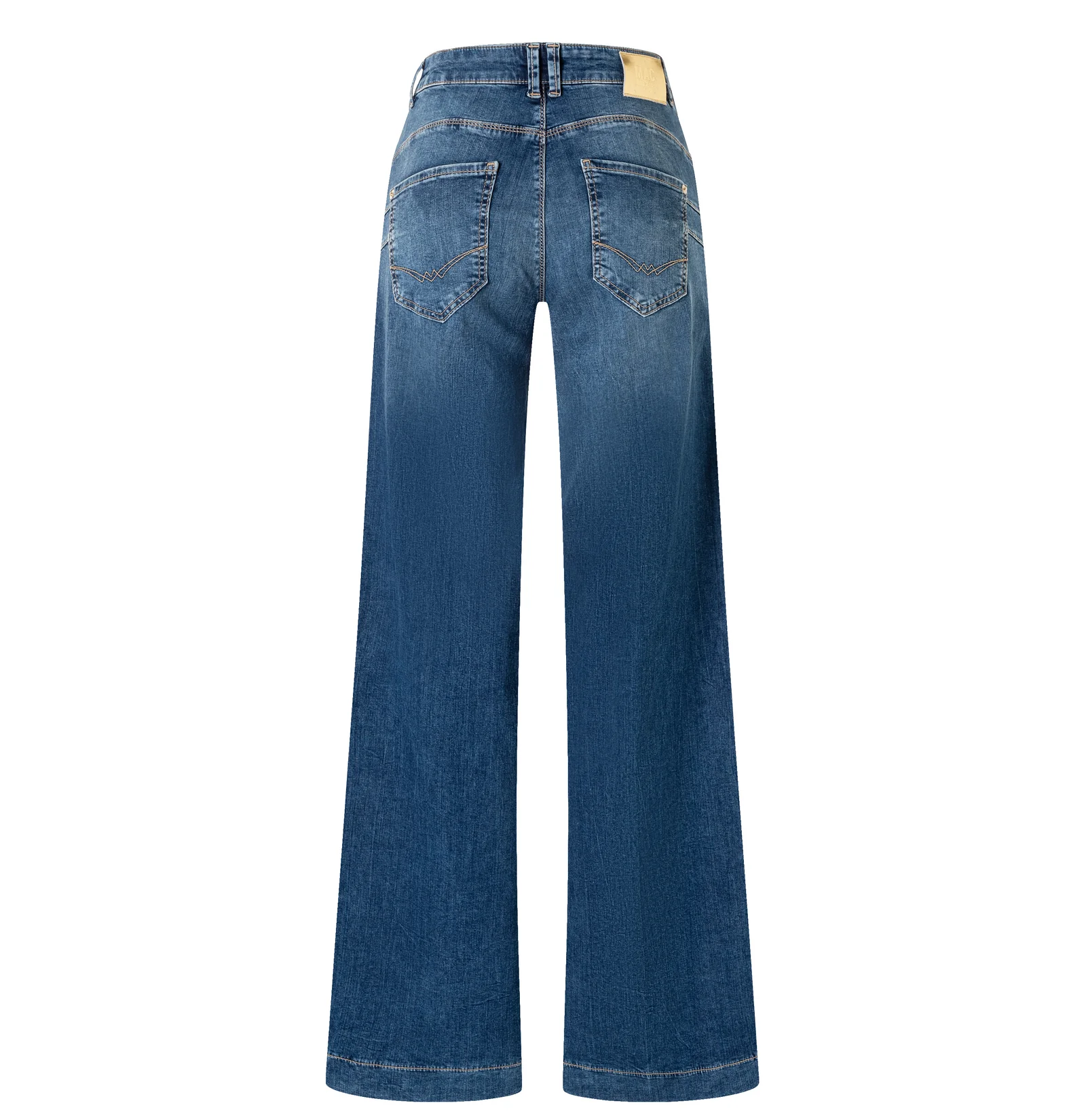 Mac Jeans Rich Palazzo Jeans - Navy Heavy Wash