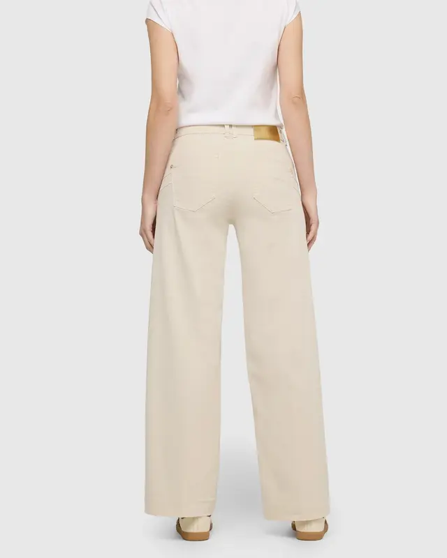 Mac Jeans  Rich Palazzo Jeans - Antique White PPT