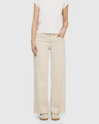 Mac Jeans Rich Palazzo Jeans - Antique White PPT