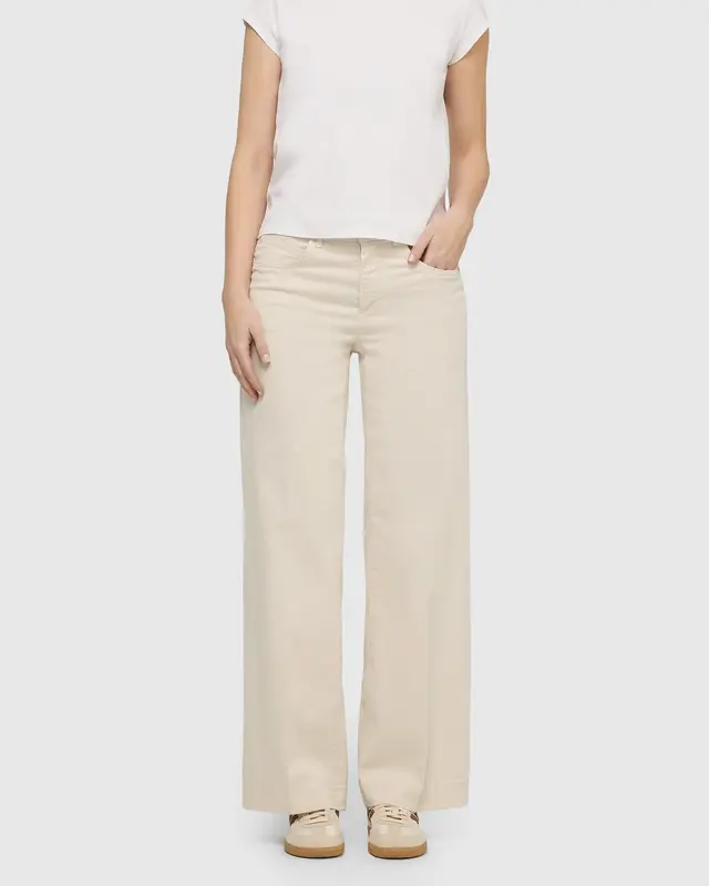 Mac Jeans  Rich Palazzo Jeans - Antique White PPT