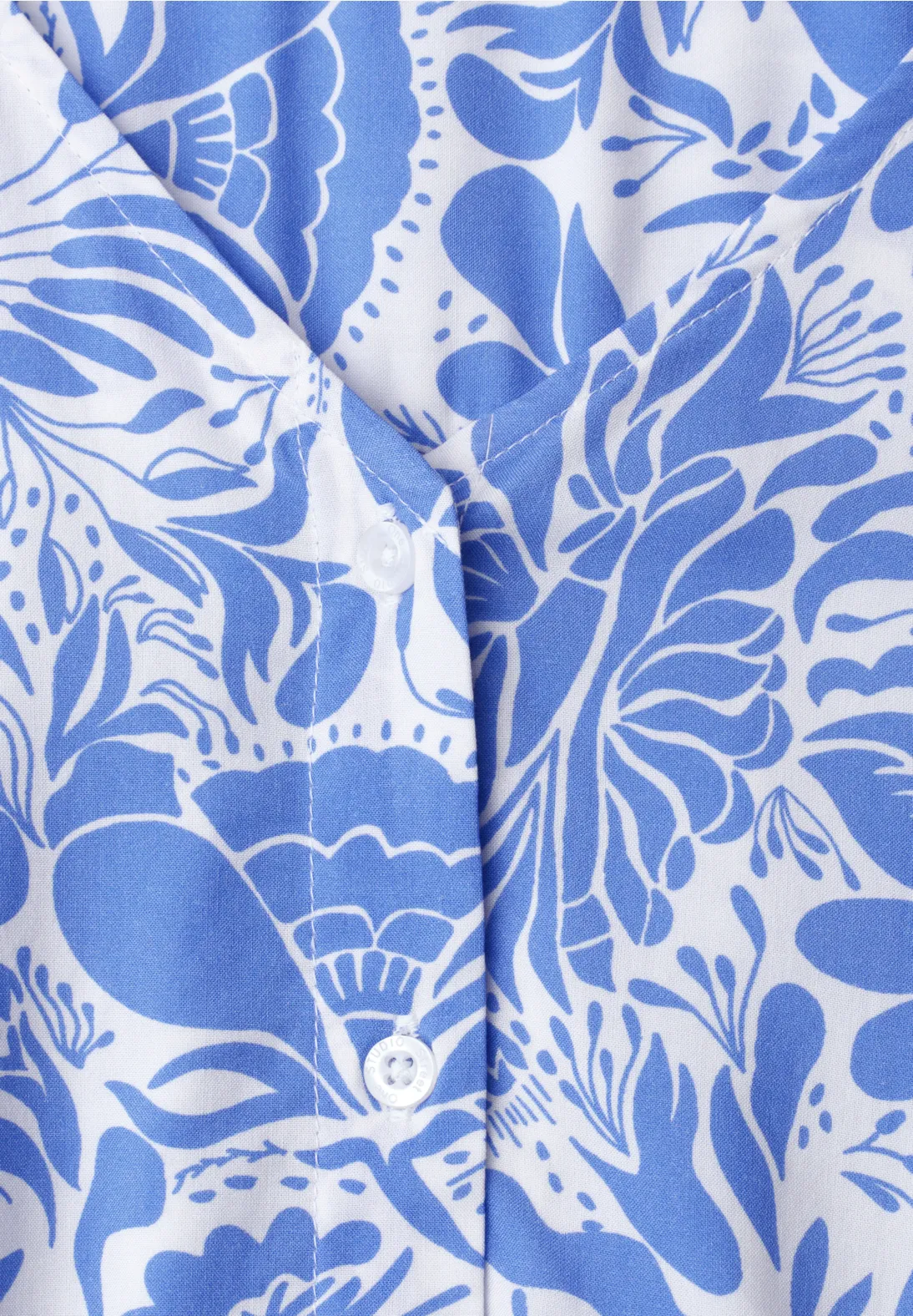 Street One Studio Bluse Blumenprint - Eventide Blue
