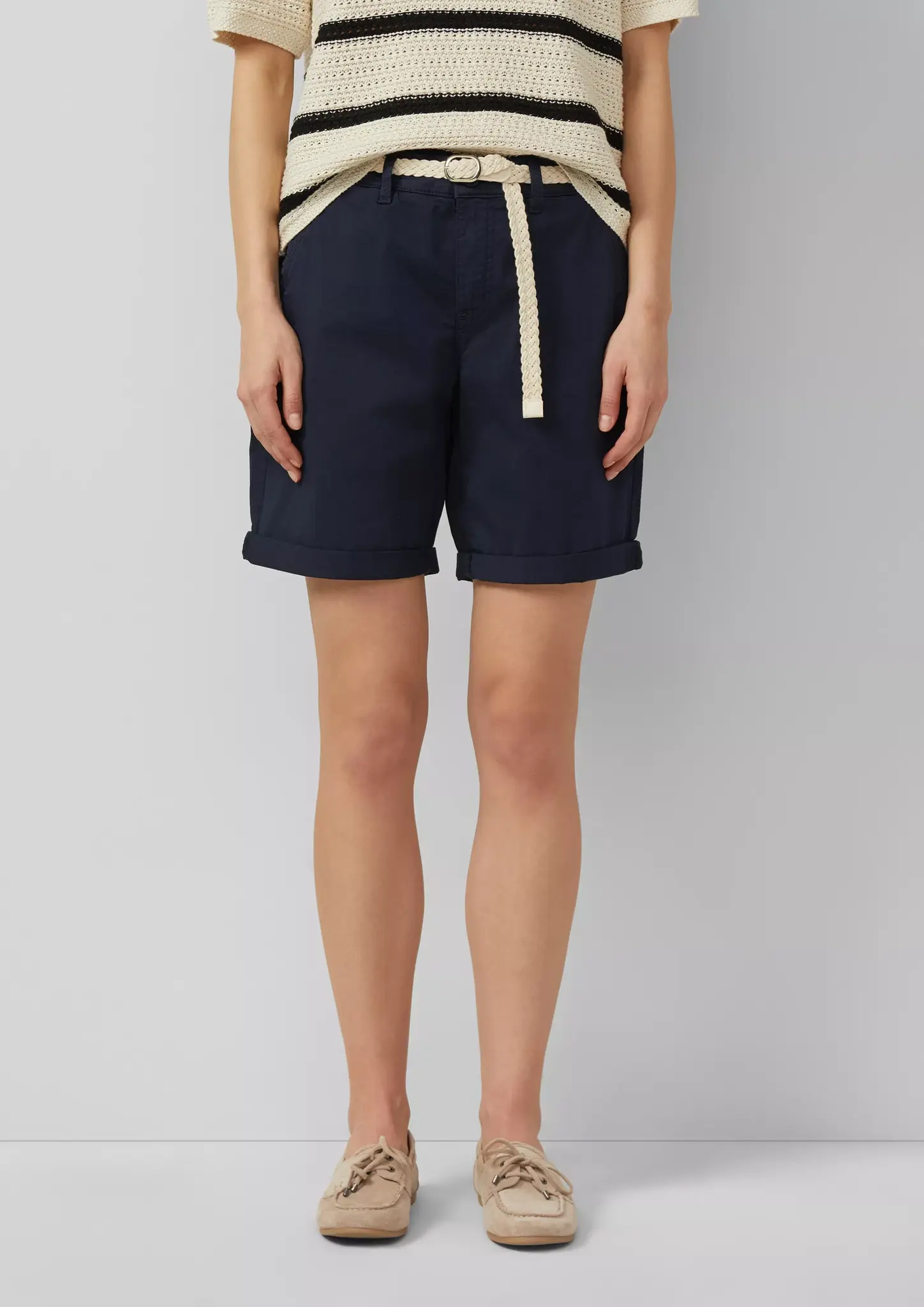 S. Oliver Korte Broek, Riem - Navy