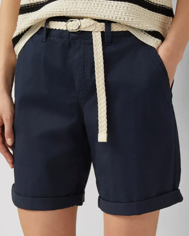 S. Oliver Korte Broek, Riem - Navy