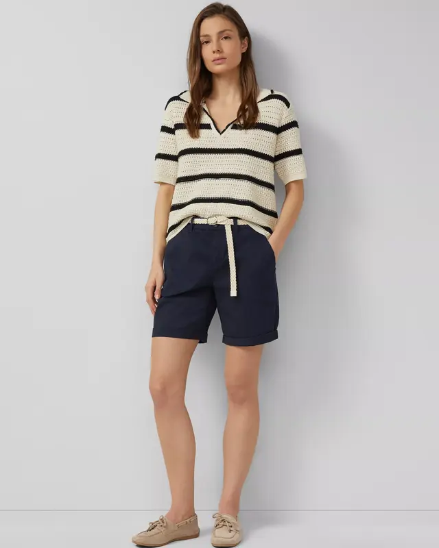 S. Oliver Korte Broek, Riem - Navy