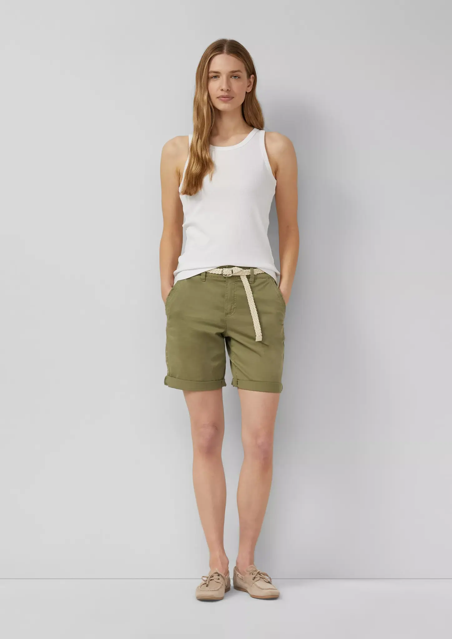 S. Oliver Bermuda - Olive Green