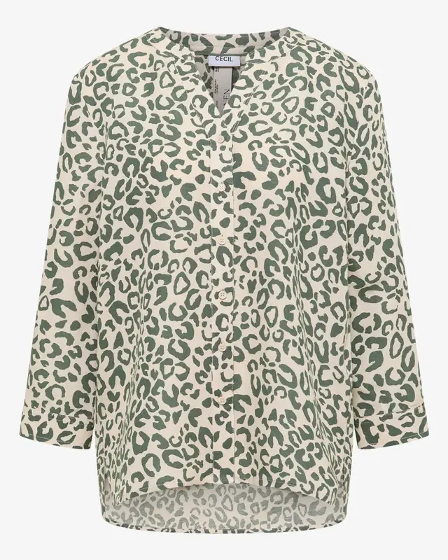 Cecil Leinenmix Bluse - Macadamia Beige