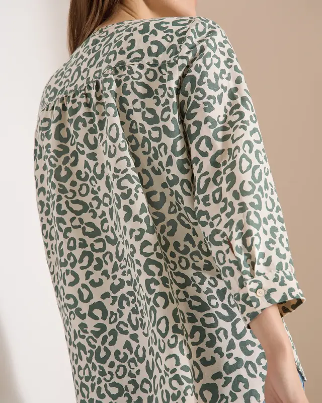 Cecil Linenmix Blouse - Macadamia Beige