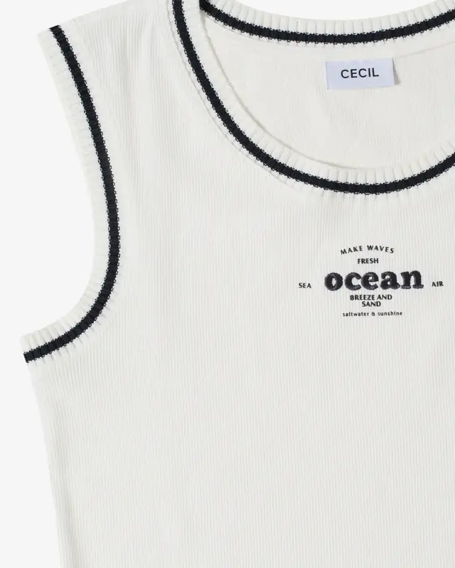 Cecil Top - Vanilla White