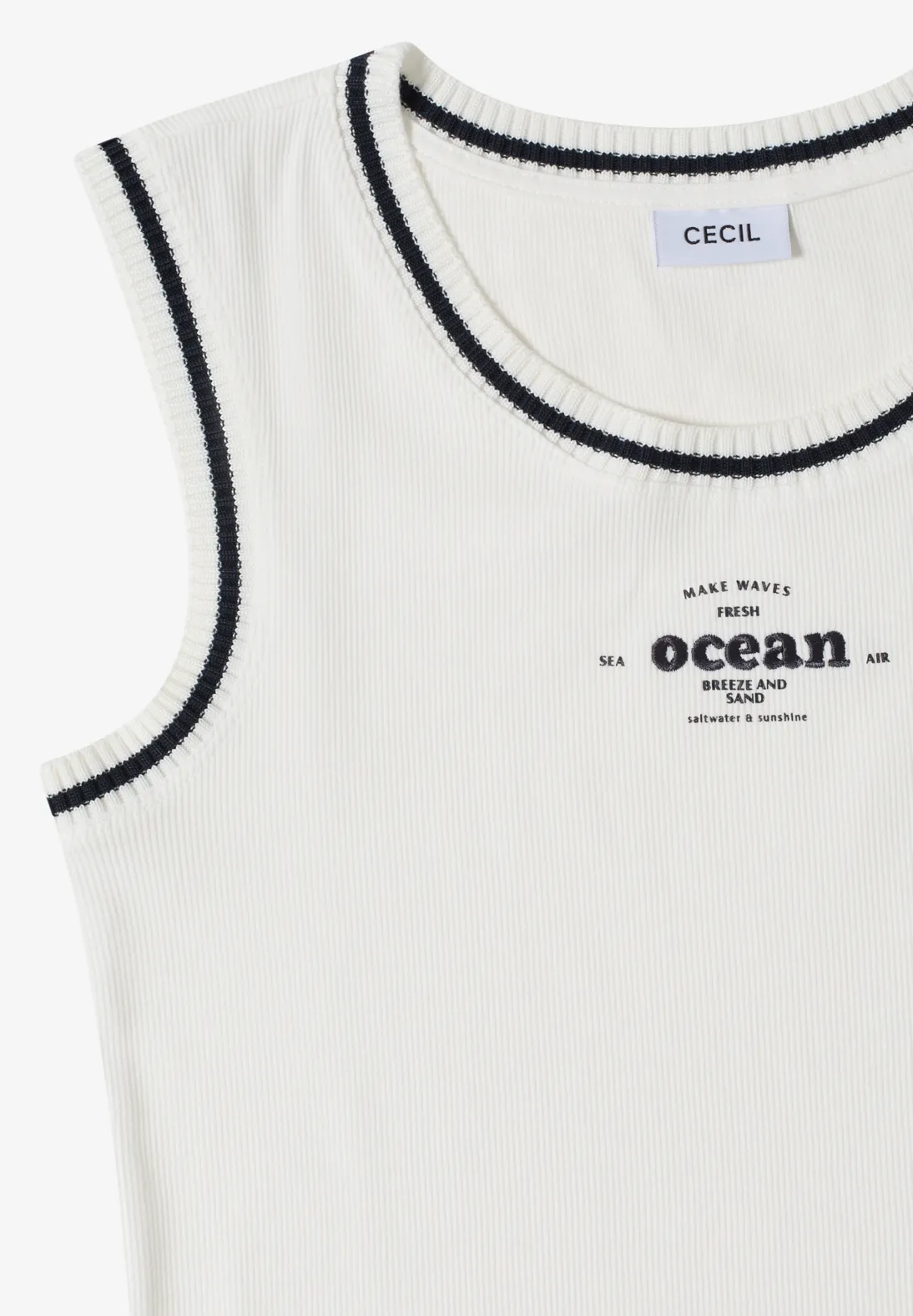 Cecil Top - Vanilla White