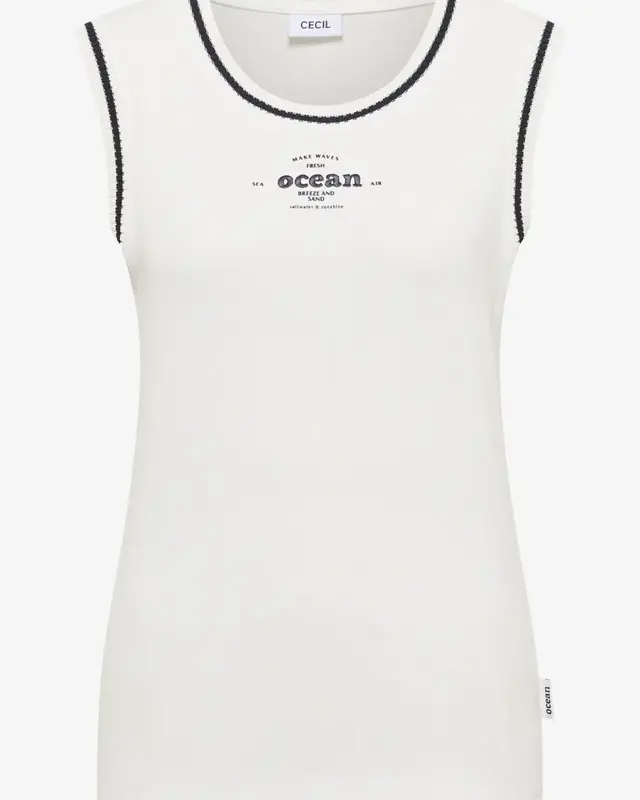 Cecil Top - Vanilla White