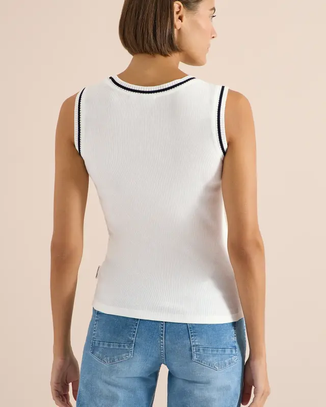 Cecil Top - Vanilla White