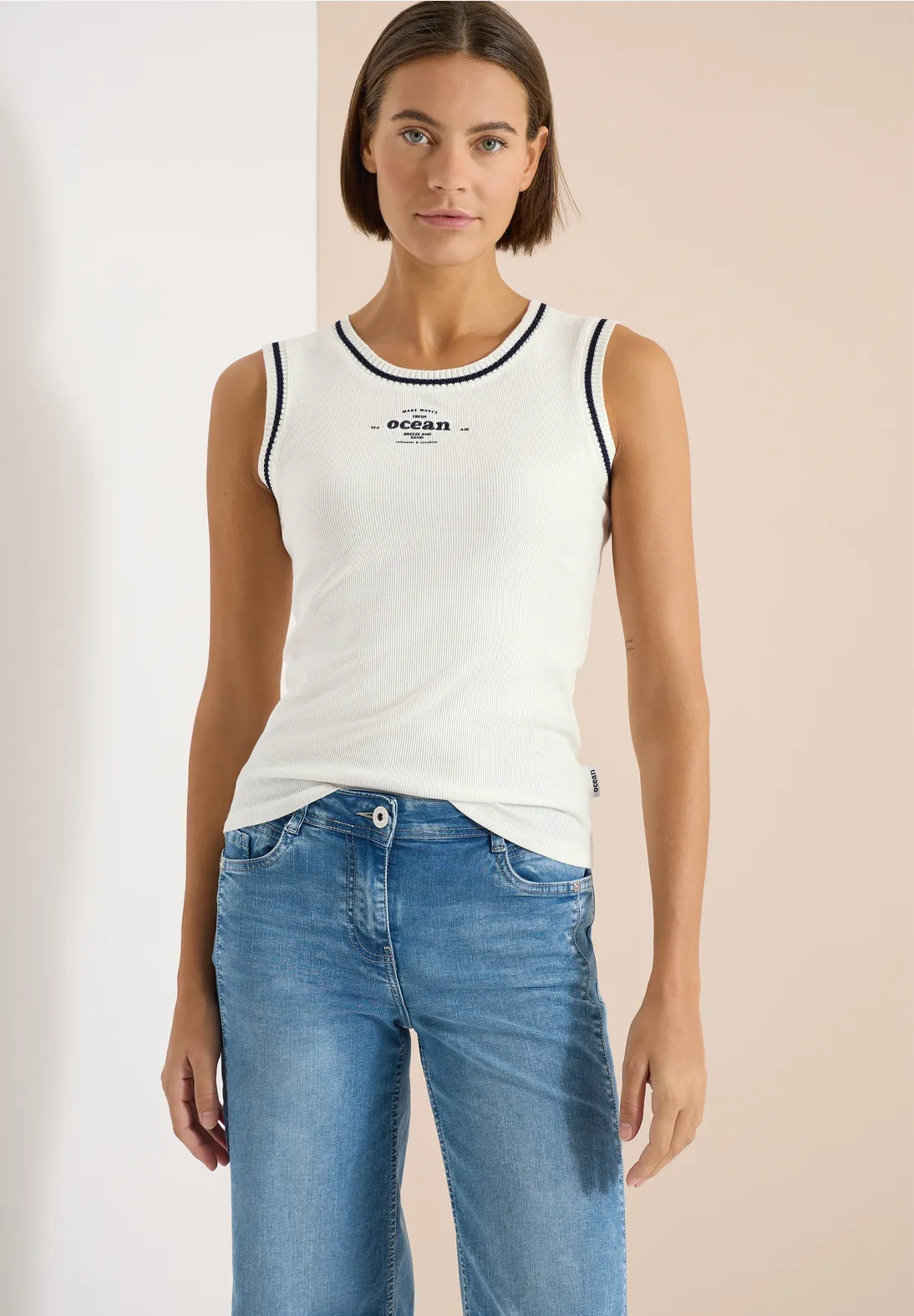 Cecil Top - Vanilla White