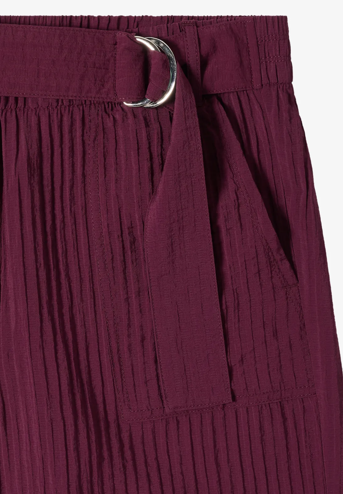 Cecil High Waist Pants Neele - Sweet Grape Red