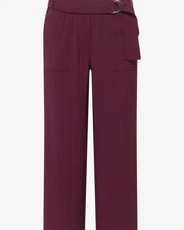 Cecil High Waist Pants Neele - Sweet Grape Red