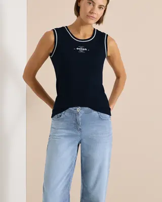 Cecil Top - Universal Blue