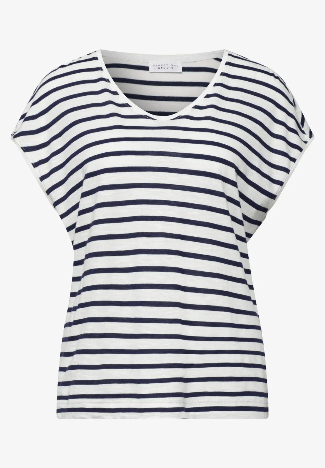 Street One Studio Shirt with Stripes - Midnight Muse