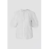 Blouse 3D-Embroidery - White