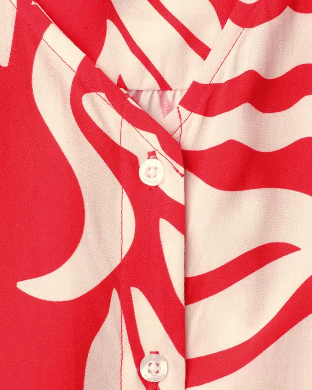 Street One Studio Blouse Bloemenprint - Chili Red