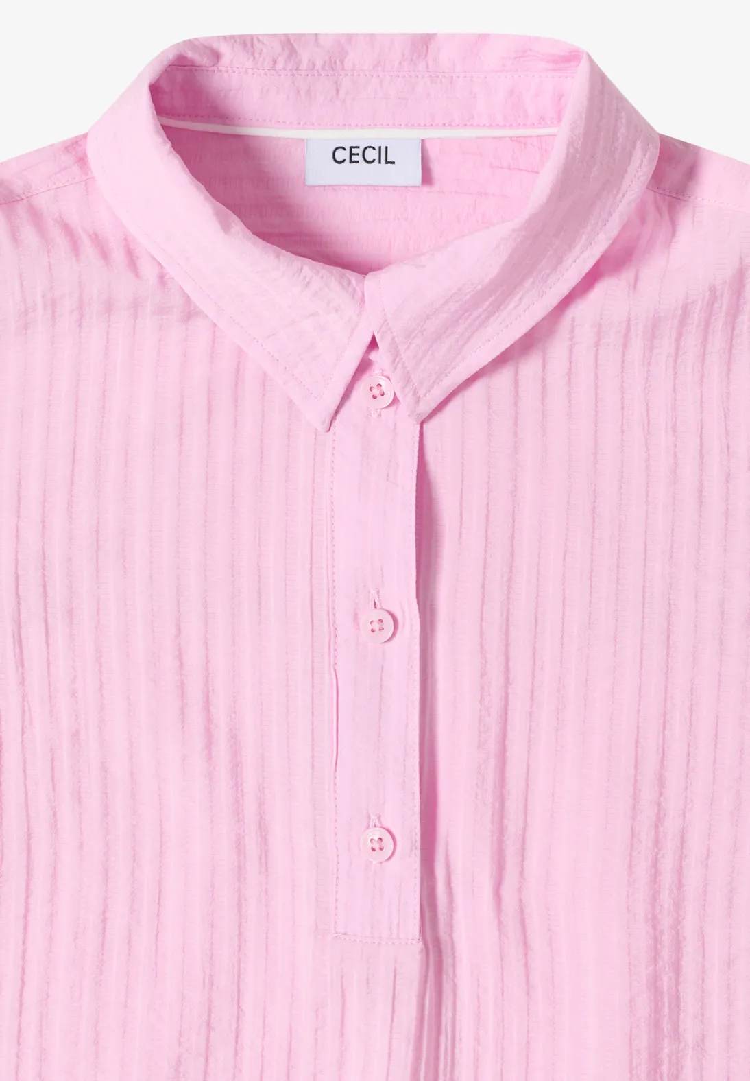 Cecil Structuur Blouse - Light Blush Rose