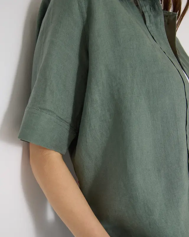 Cecil Leinen Bluse - Just Khaki