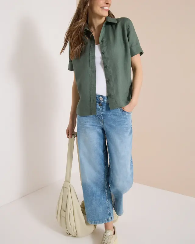 Cecil Leinen Bluse - Just Khaki