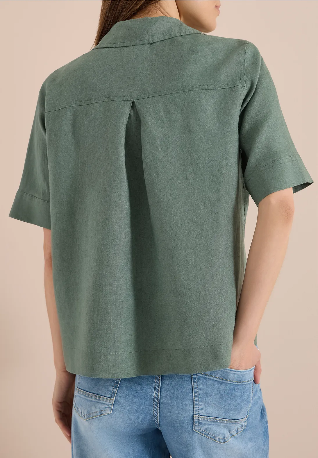 Cecil Linen Blouse - Just Khaki