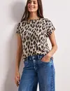 Street One Shirt Leo Print - Timeless Beige