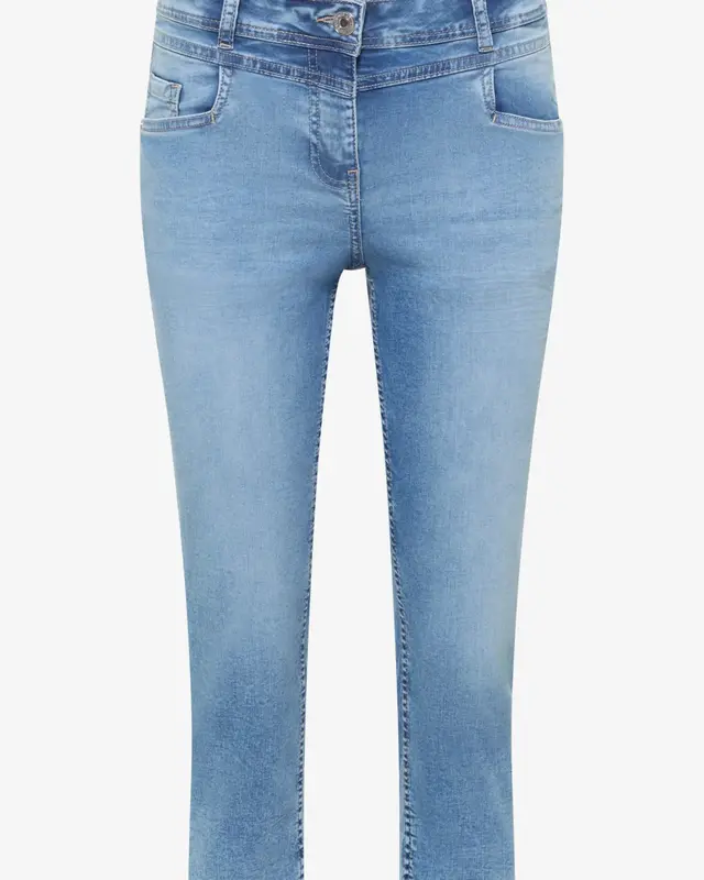 Cecil Casual Fit Jeans Scarlett - Light Blue Washed
