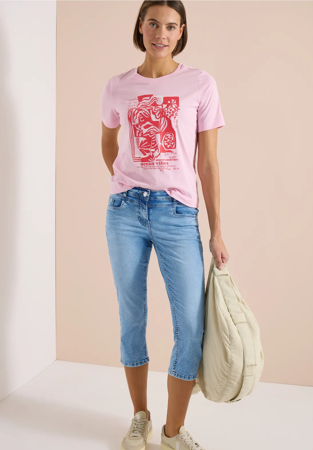 Cecil Casual Fit Jeans Scarlett - Light Blue Washed