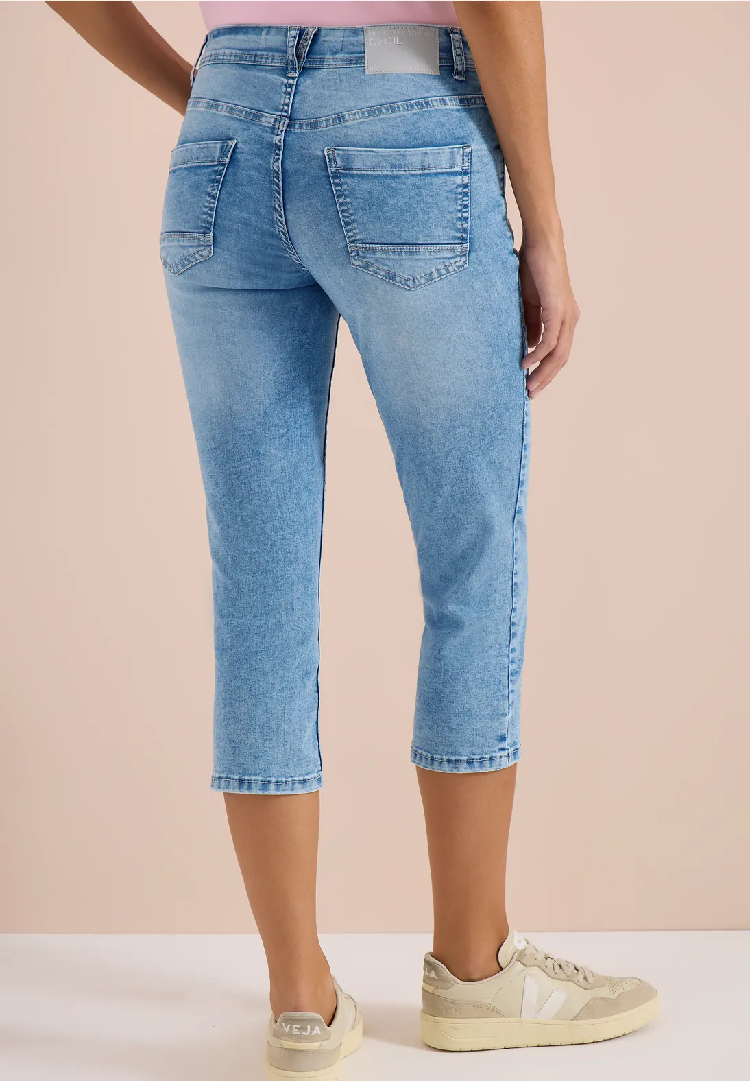 Cecil Casual Fit Jeans Scarlett - Light Blue Washed