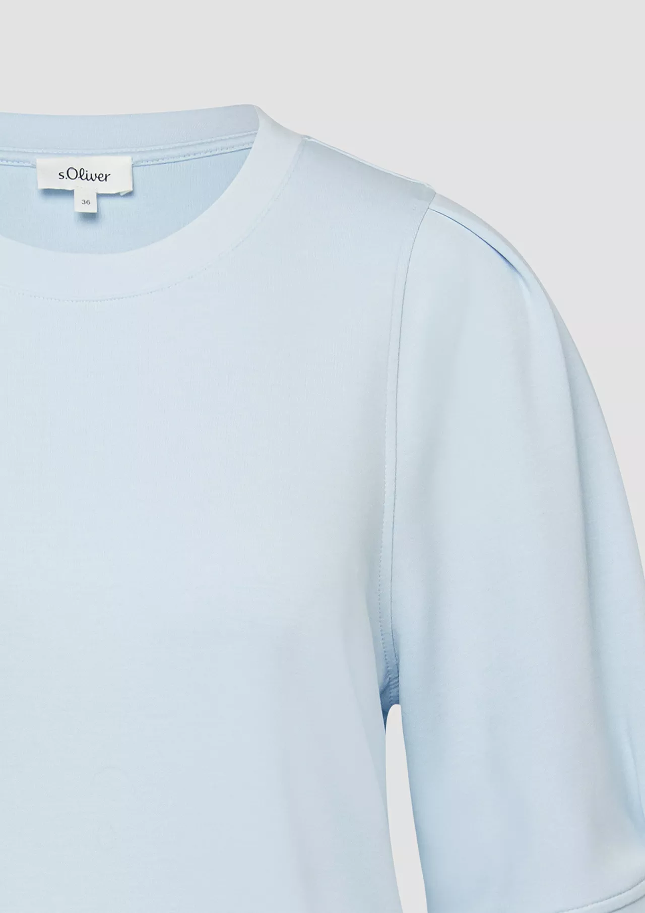 S. Oliver Scuba Sweatshirt - Light Blue