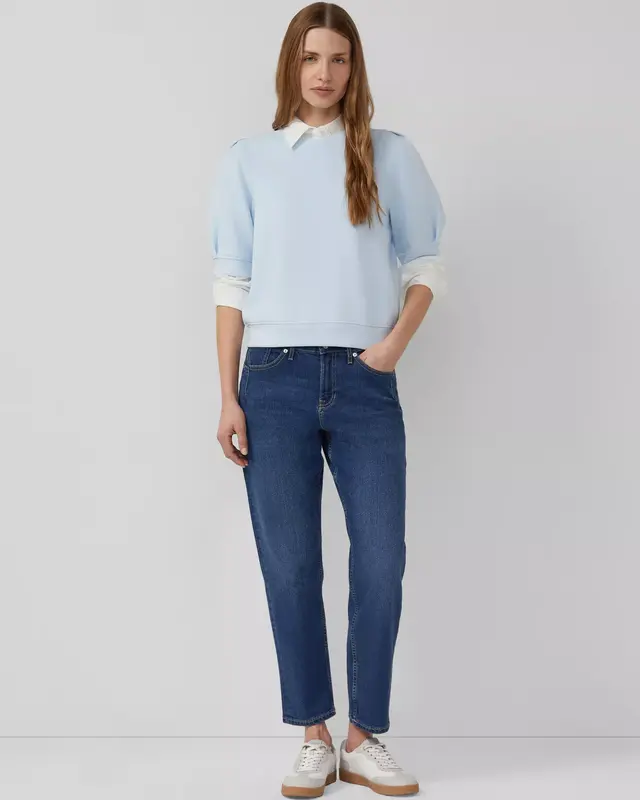 S. Oliver Scuba Sweatshirt - Light Blue