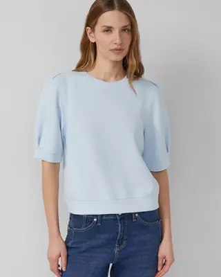 S. Oliver Scuba Sweatshirt - Light Blue
