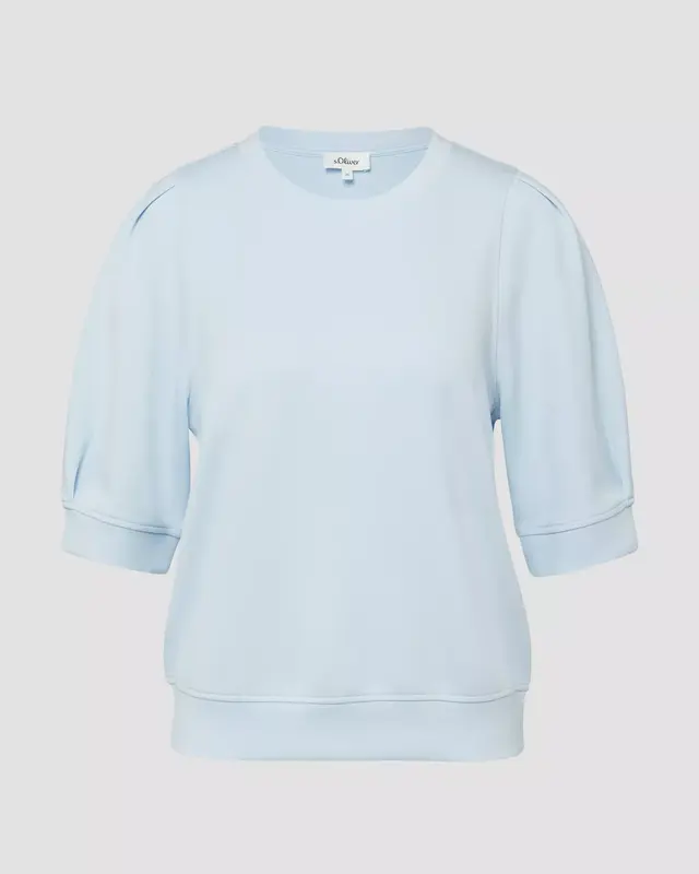 S. Oliver Scuba Sweatshirt - Light Blue