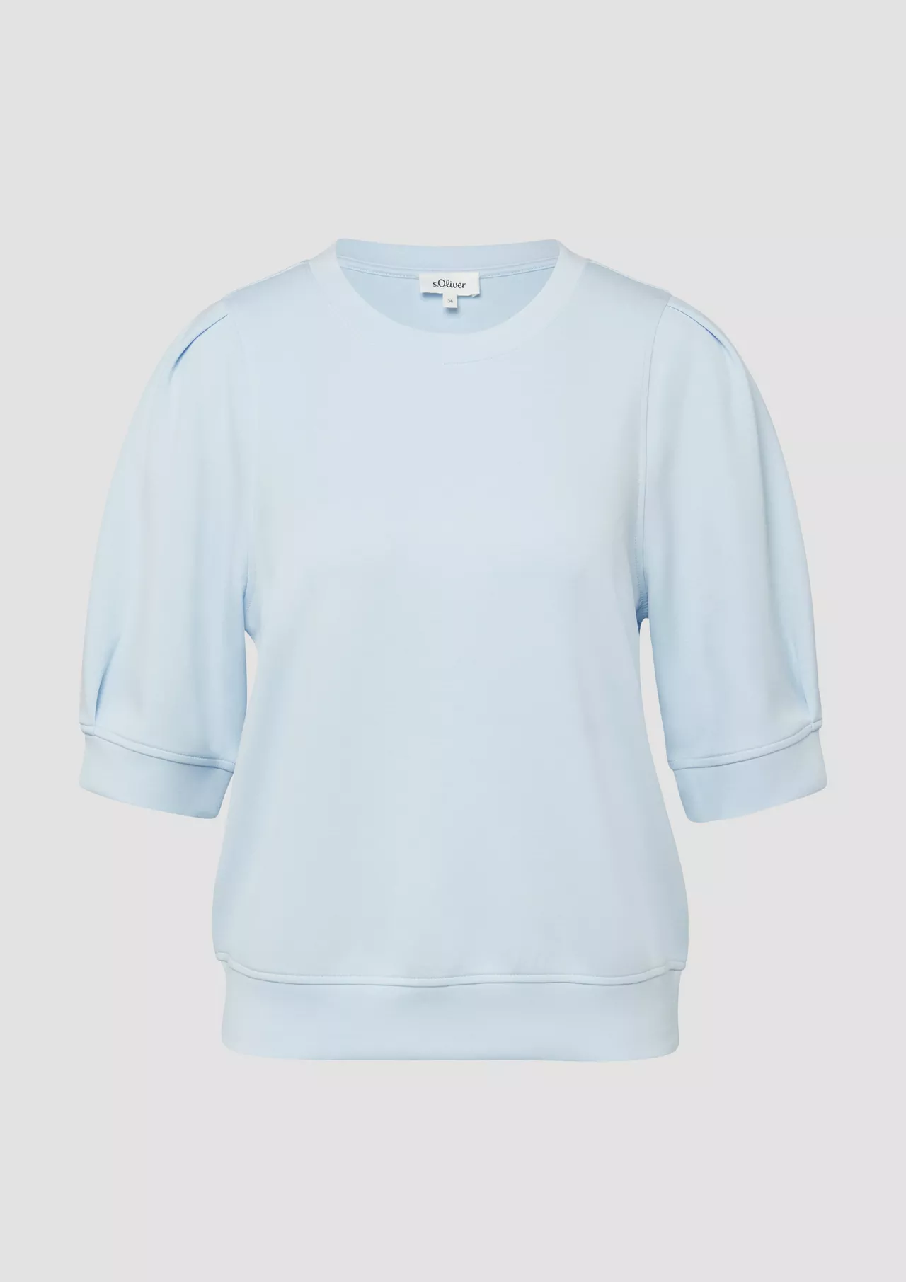 S. Oliver Scuba Sweatshirt - Light Blue