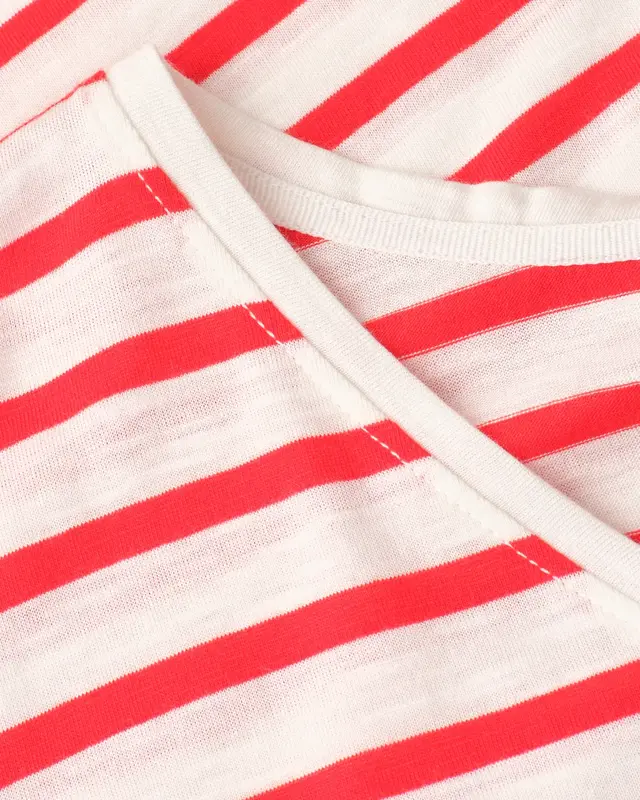 Street One Studio Shirt met Strepen - Chili Red