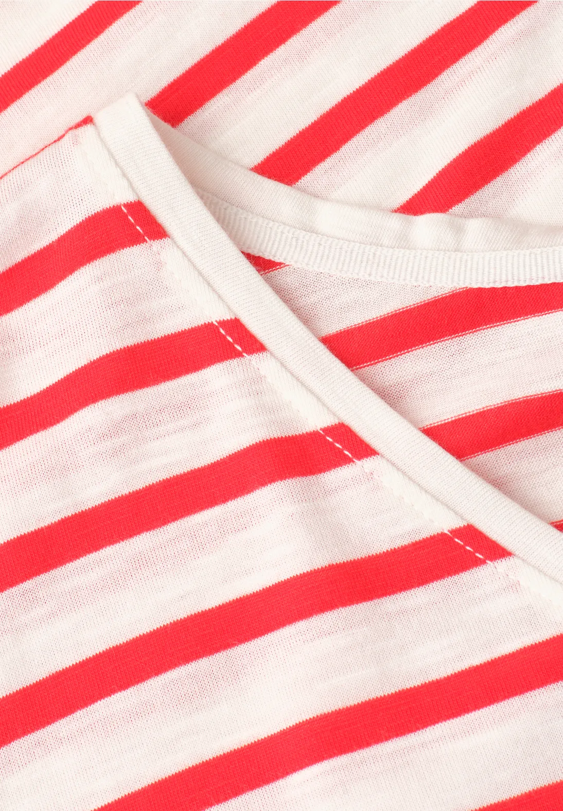 Street One Studio Shirt with Stripes - Chili Red