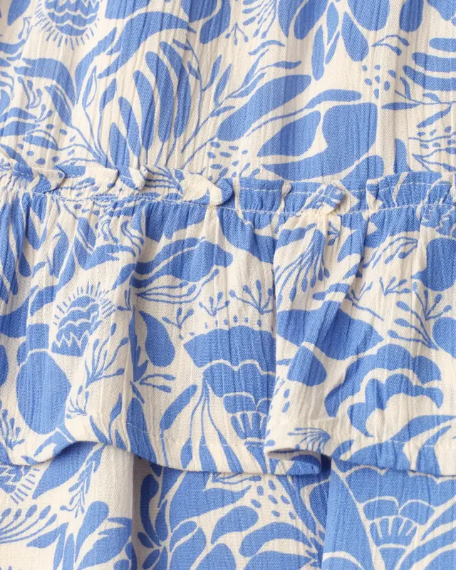 Street One Studio Rock Blumenmuster - Eventide Blue