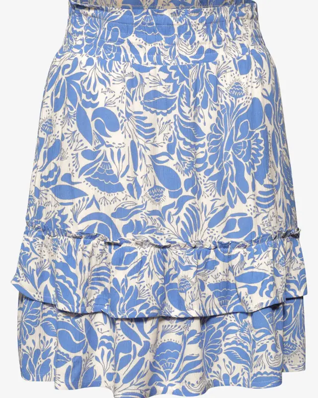 Street One Studio Rok Bloemenpatroon - Eventide Blue