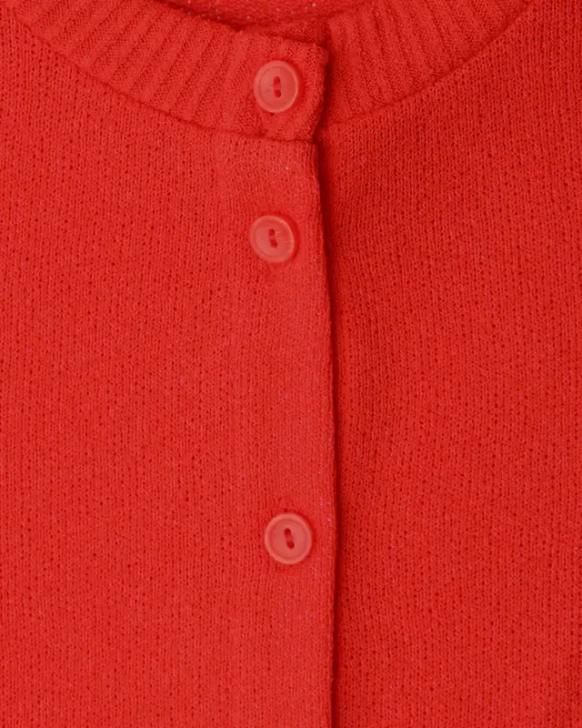 Street One Studio Kurzarm Cardigan - Chili Red