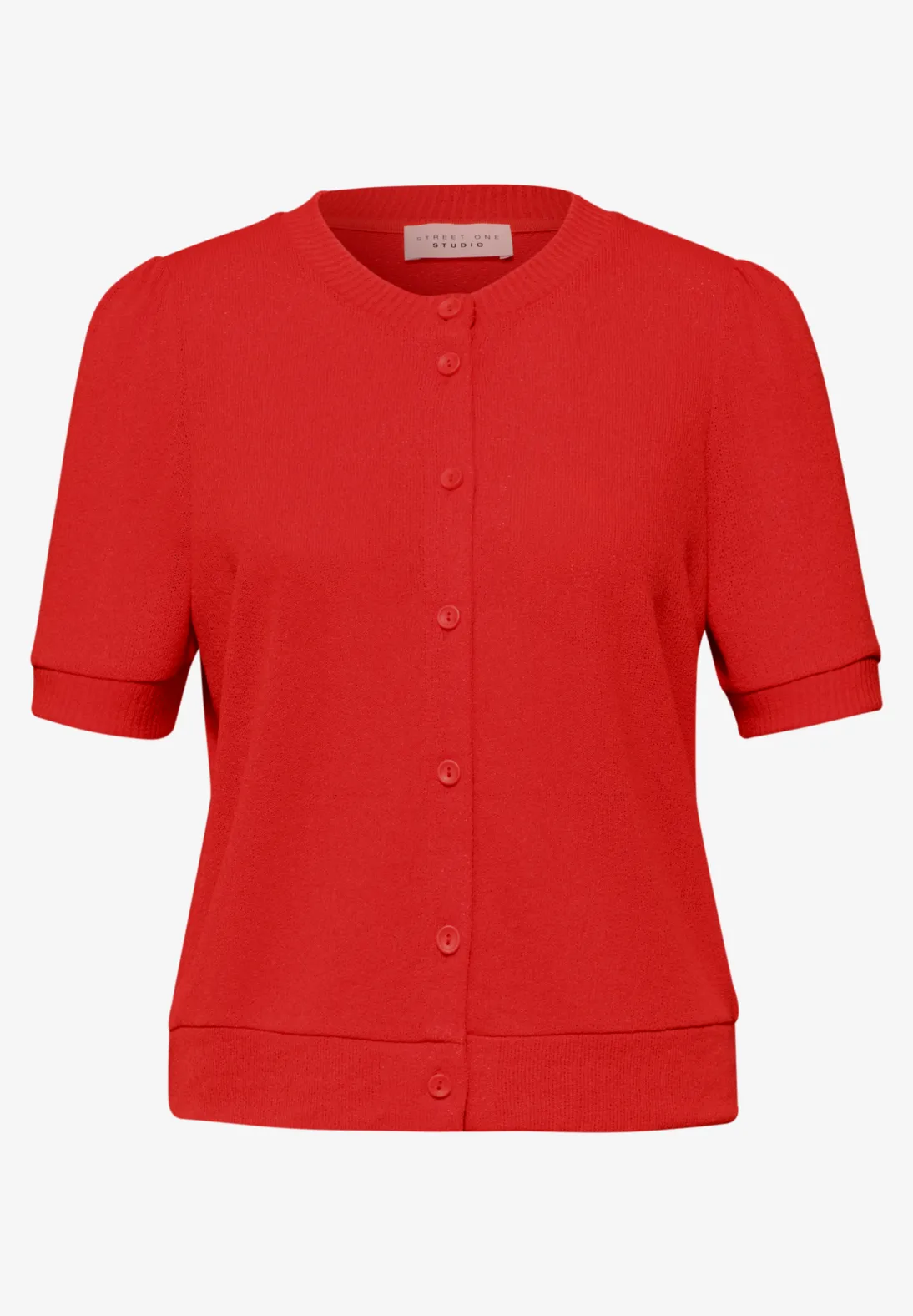 Street One Studio Vest Korte Mouw - Chili Red