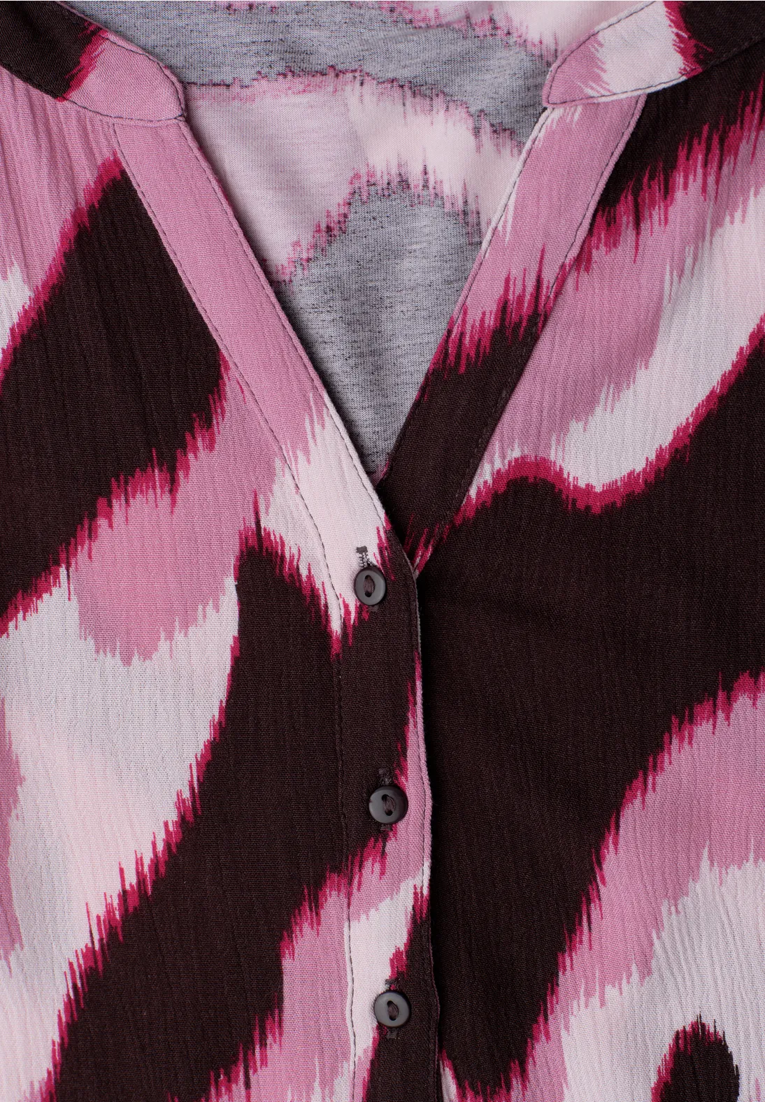 Street One Materiaalmix Shirt - Clouded Blush