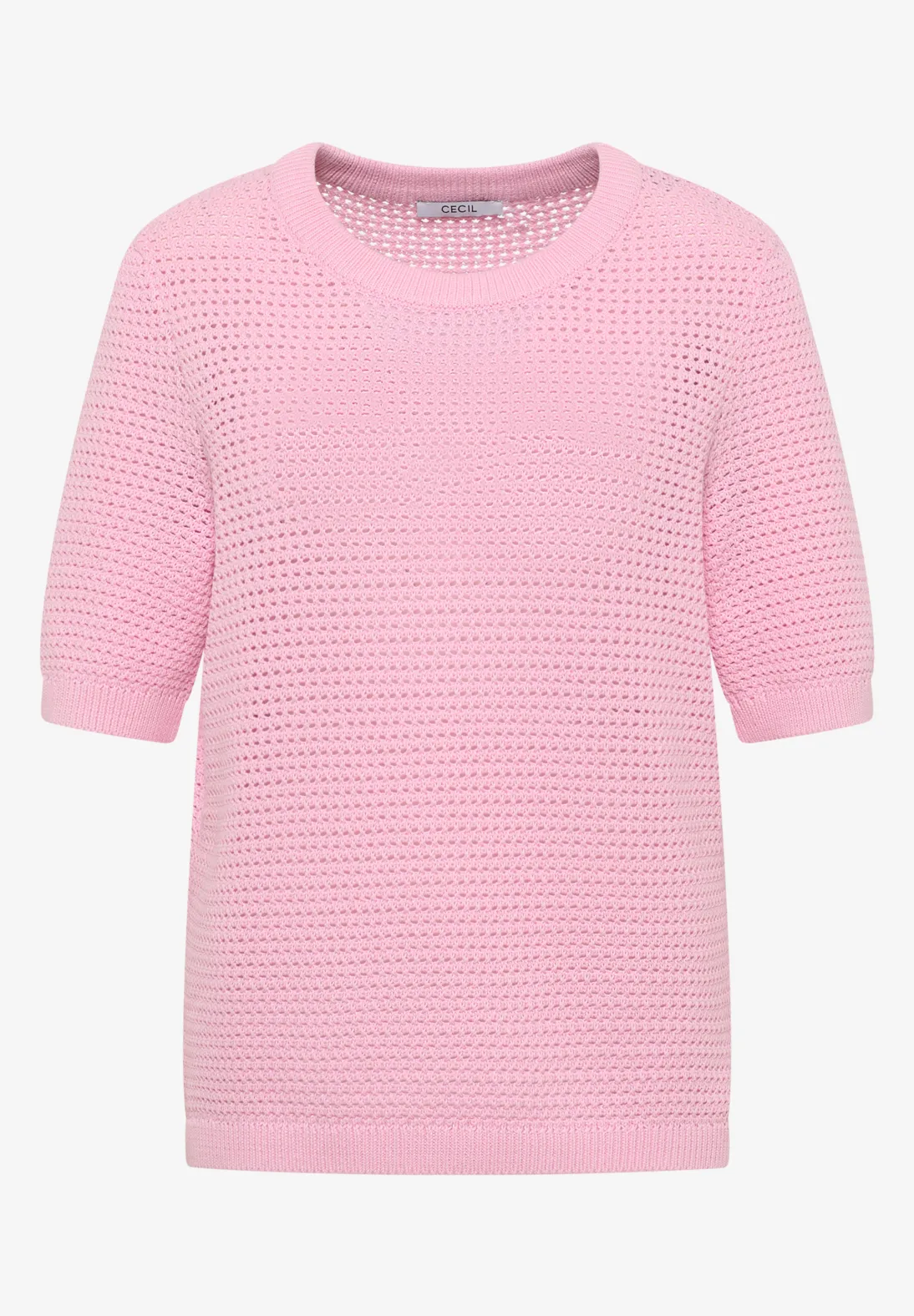 Cecil Struktur Pullover - Light Blush Rose