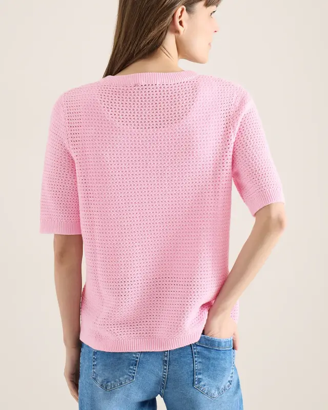 Cecil Structured Jumper - Light Blush Rose