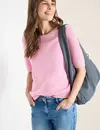 Cecil Struktur Pullover - Light Blush Rose