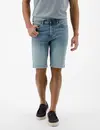 Lerros Denim Short - Light Blue Used Wash