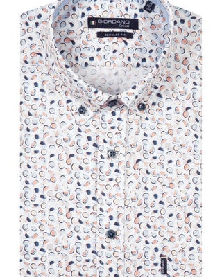 Giordano Watermelon Short Sleeve Shirt - Dark Red